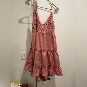 Dusty rose dress